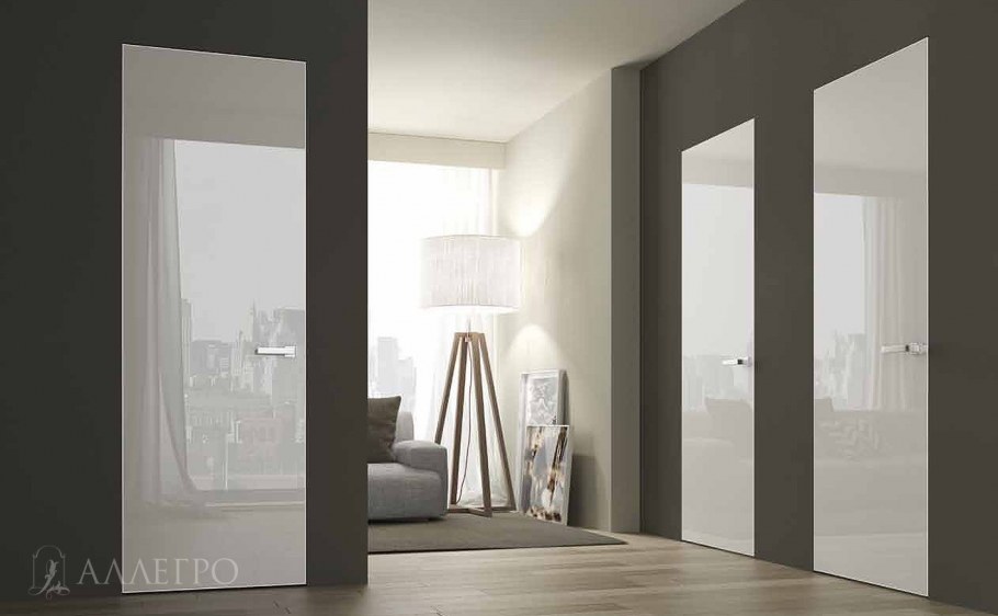 Дверь Инвизибл со стеклом