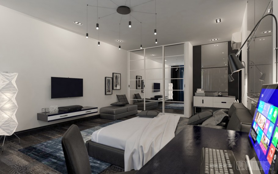 Спальня подростка в стиле Минимализм