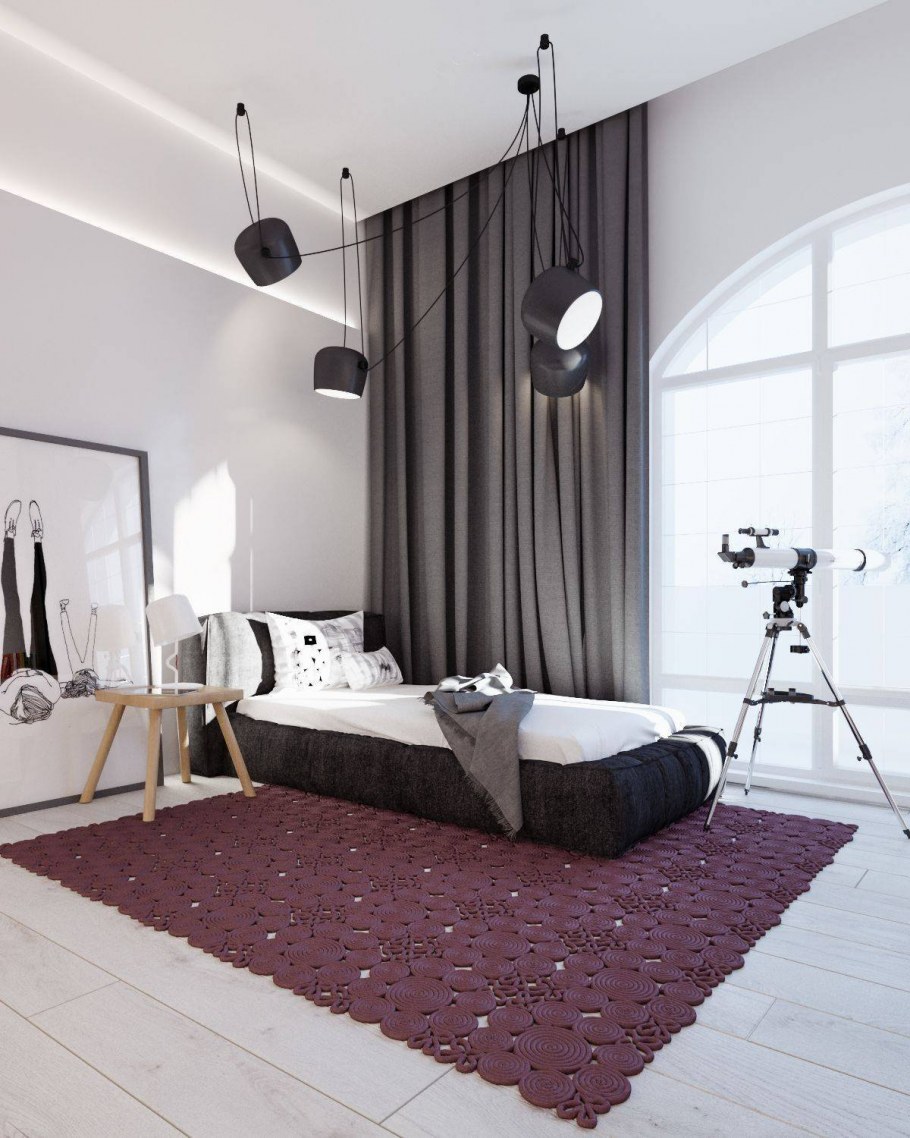 Подростковая комната в стиле Минимализм