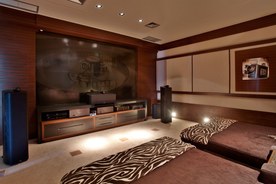 Гостиная с домашним кинотеатром