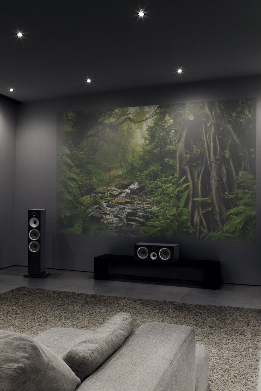 Домашний кинотеатр с телевизором