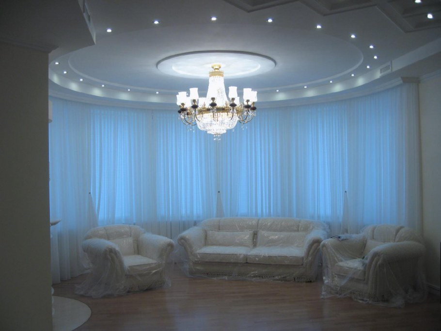 Красивые потолки с подсветкой