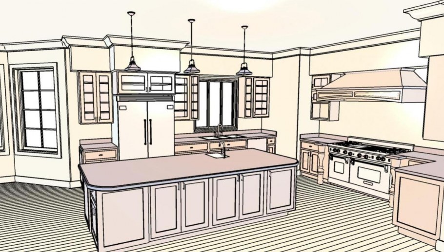Кухня рисунок