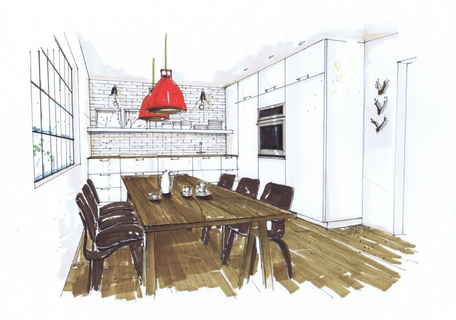 Эскизный проект интерьера