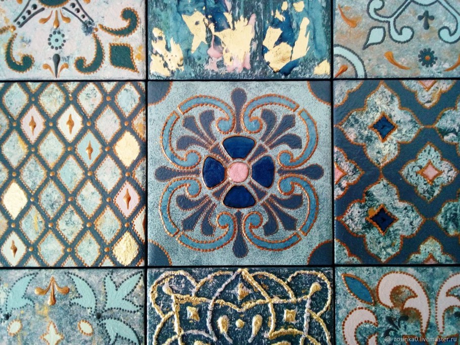 Панно из керамической плитки