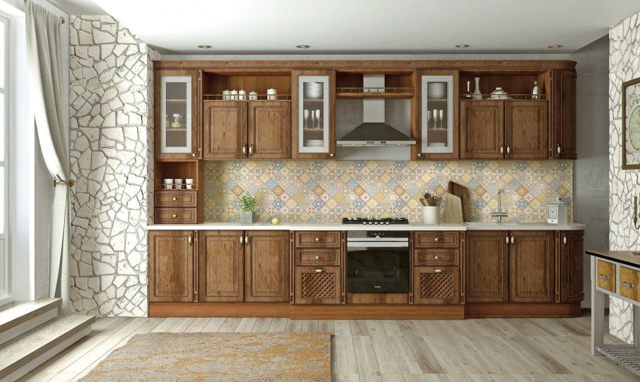 Кухня Зов Лондон палисандр