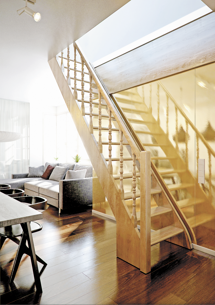 Лестница лес-12 универсальная прямая