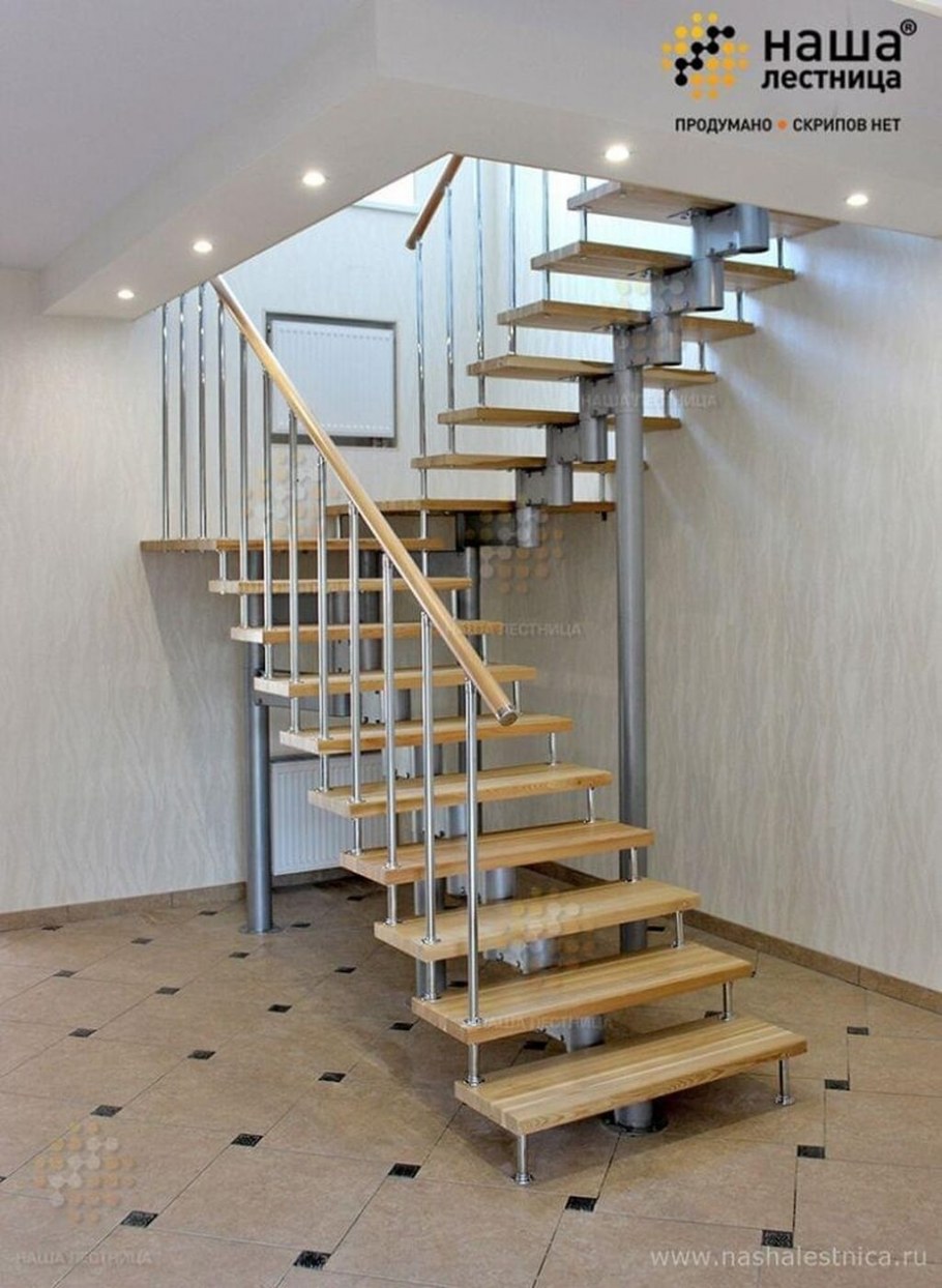 Модульные лестницы на второй этаж