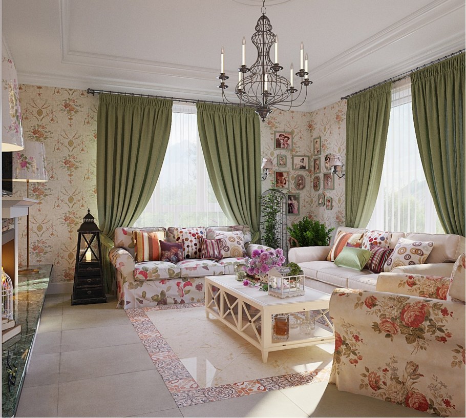 Shabby Chic стиль в интерьере