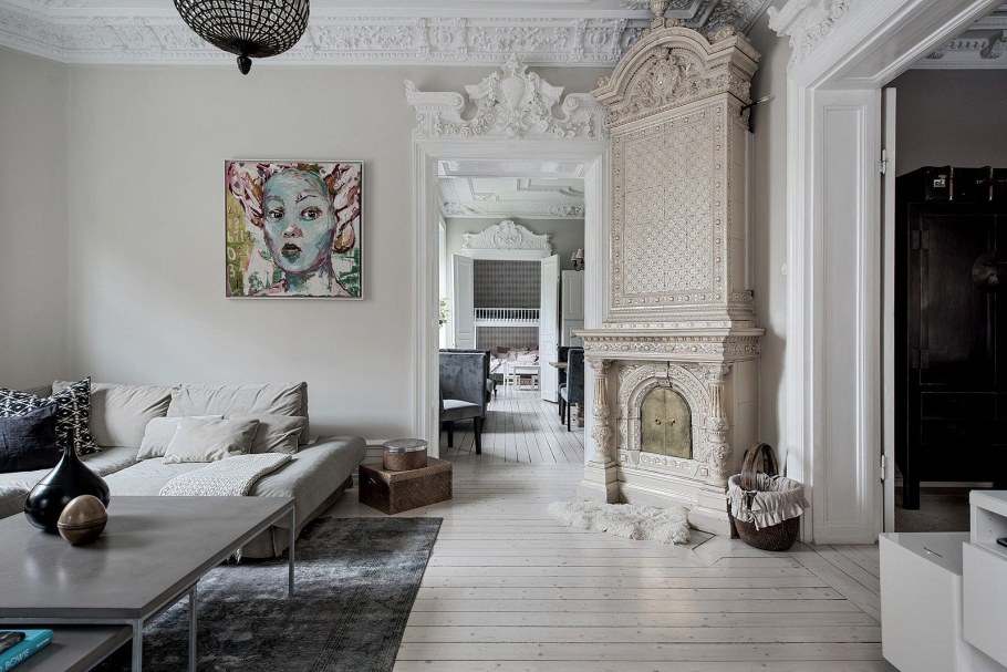 Уютная гостиная комната