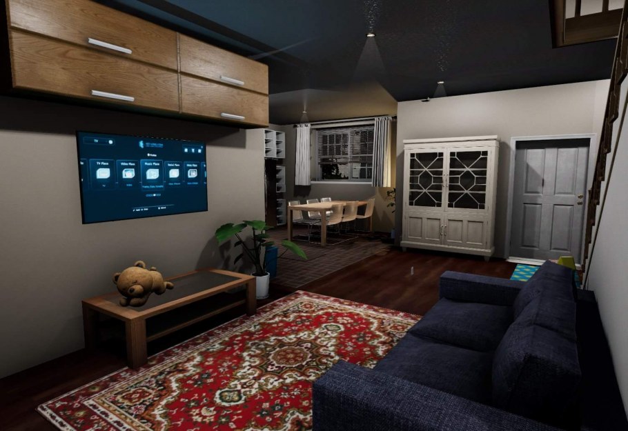 Планировка гостиной симс 4