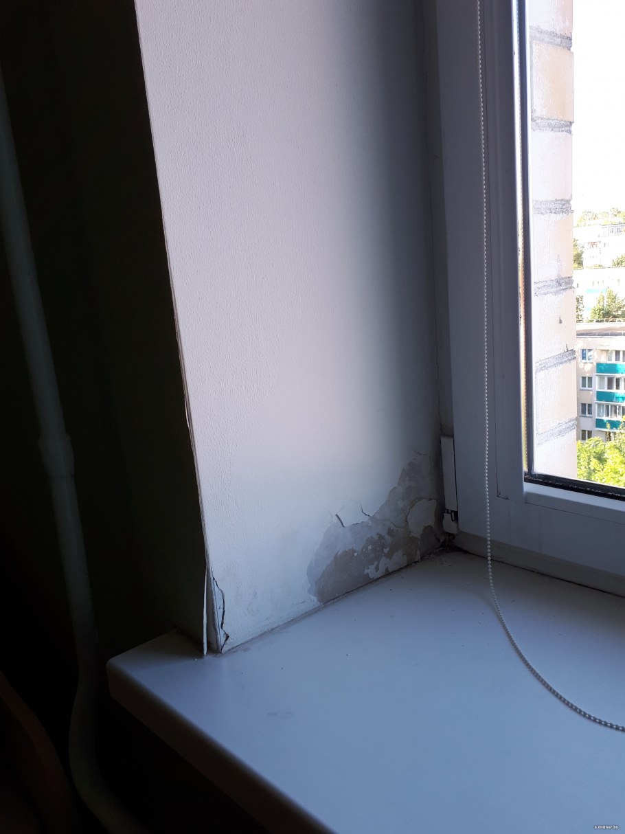 Отделка окна изнутри