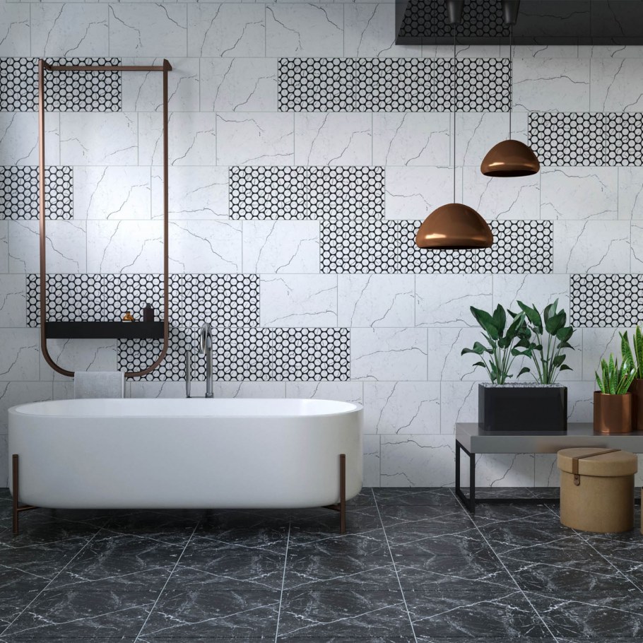 Плитка настенная Керамин Помпеи 7с 27,5x40 белая