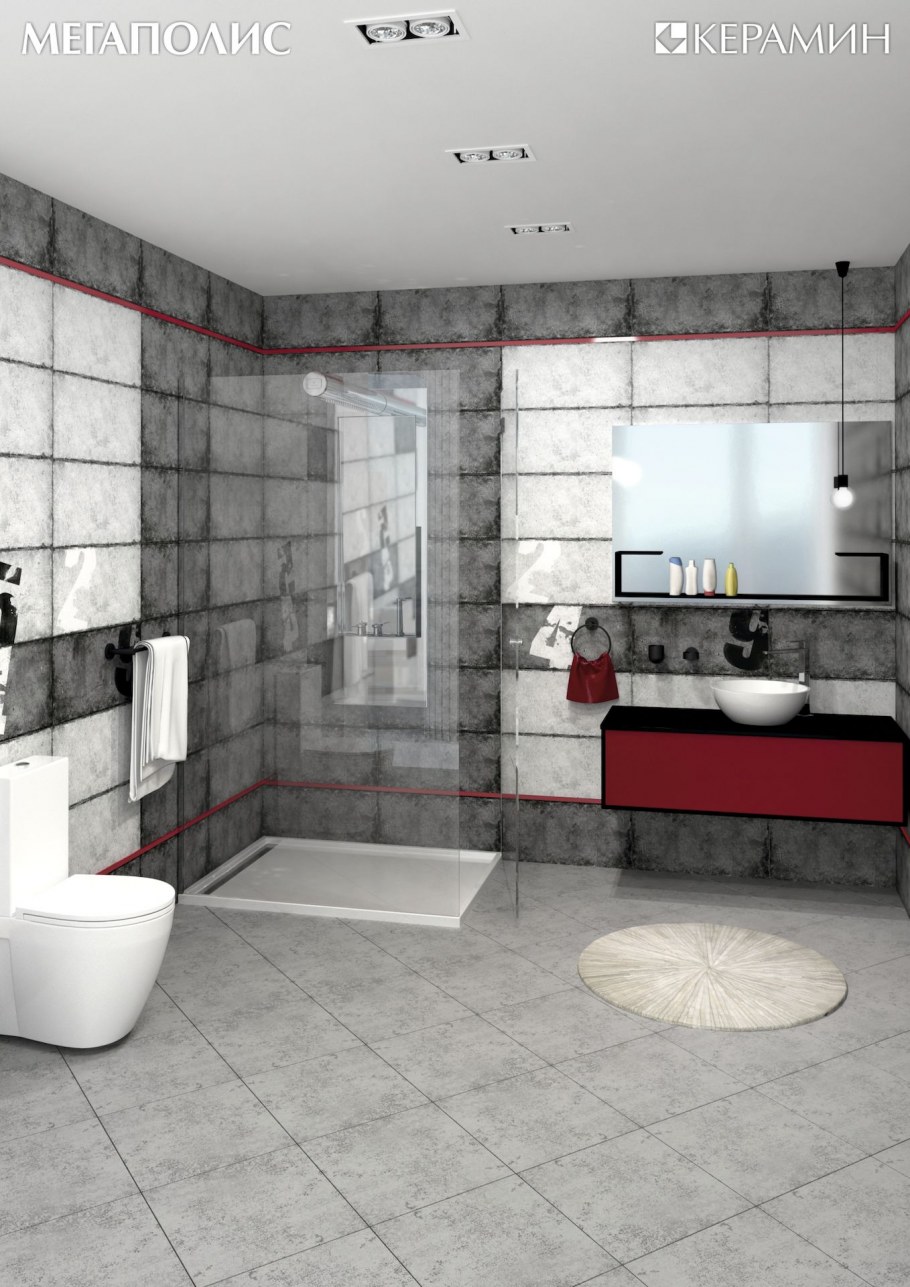Плитка Мегаполис 1т Керамин