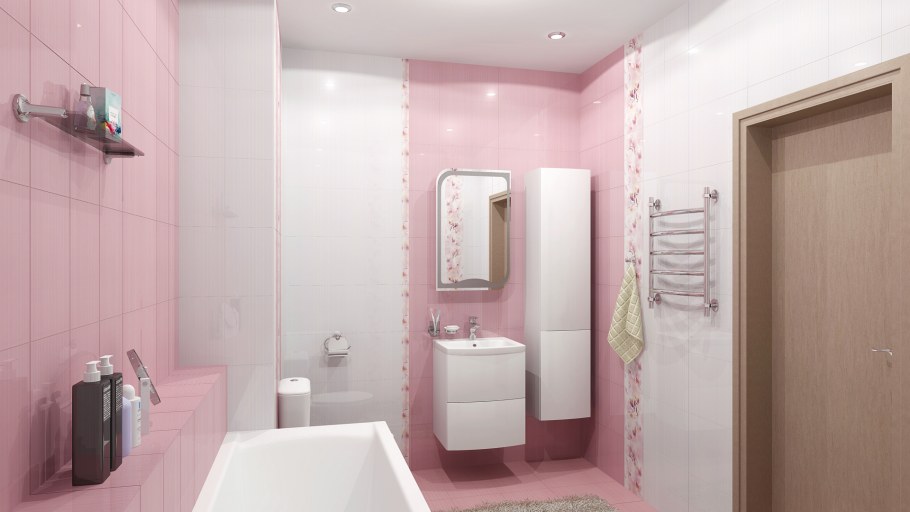 Плитка настенная 20х30 Orchid Pink, розовый