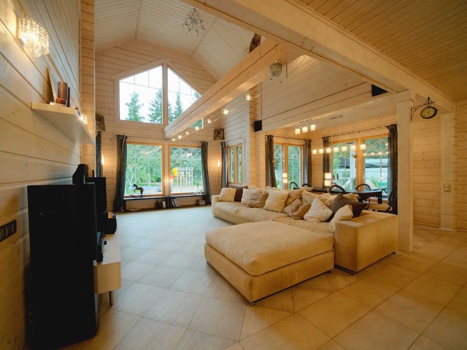 Хонка оцилиндрованного бревна