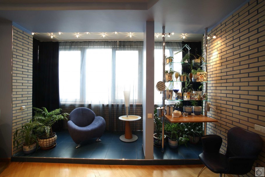 Спальня совмещенная с лоджией