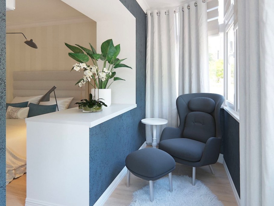 Лоджия совмещенная с комнатой