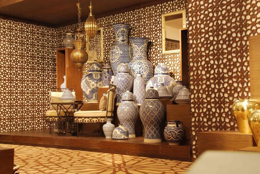 Отделка стен в марокканском стиле