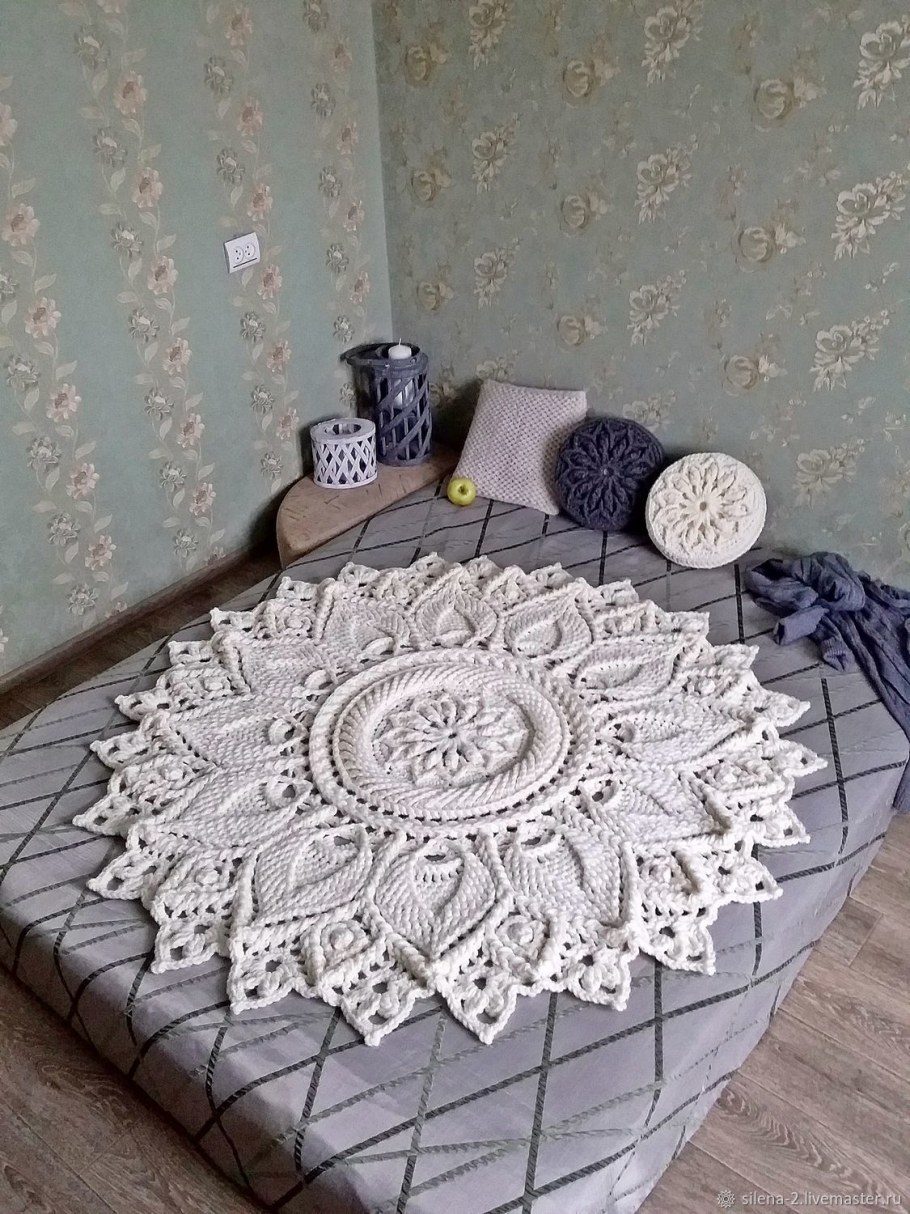 Ковёр Лотос из полиэфирного шнура