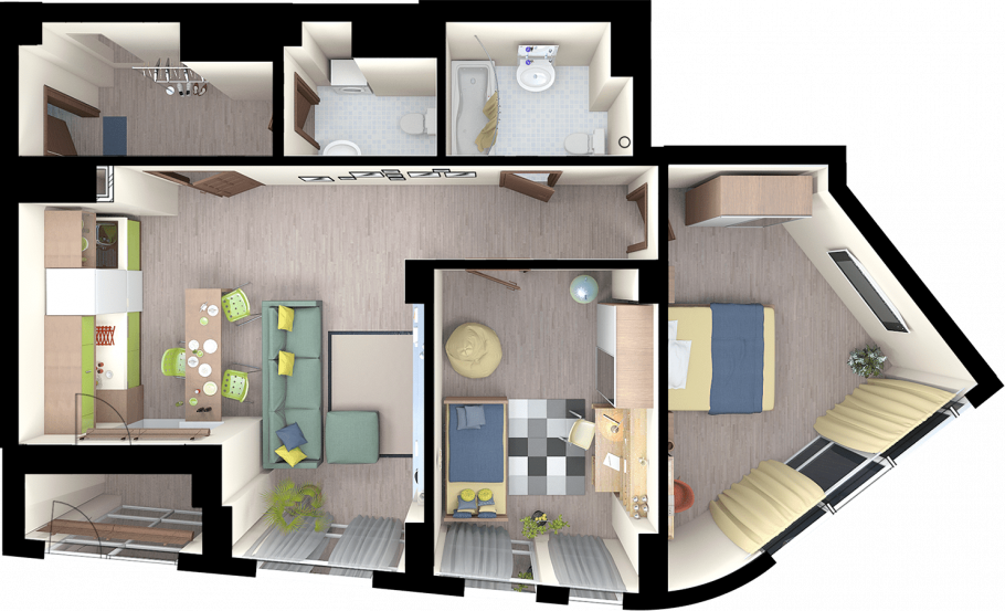 Желтые стулья для кухни в интерьере