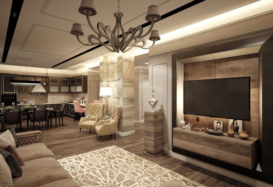 Стеклянная полка гардеробная