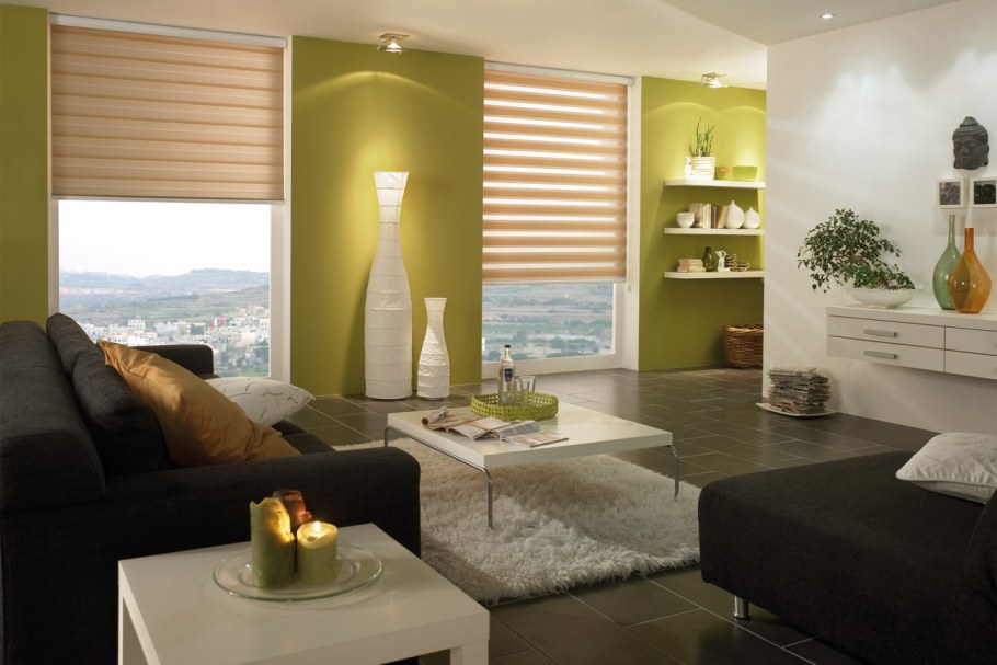 Жалюзи Зебра стандарт персик