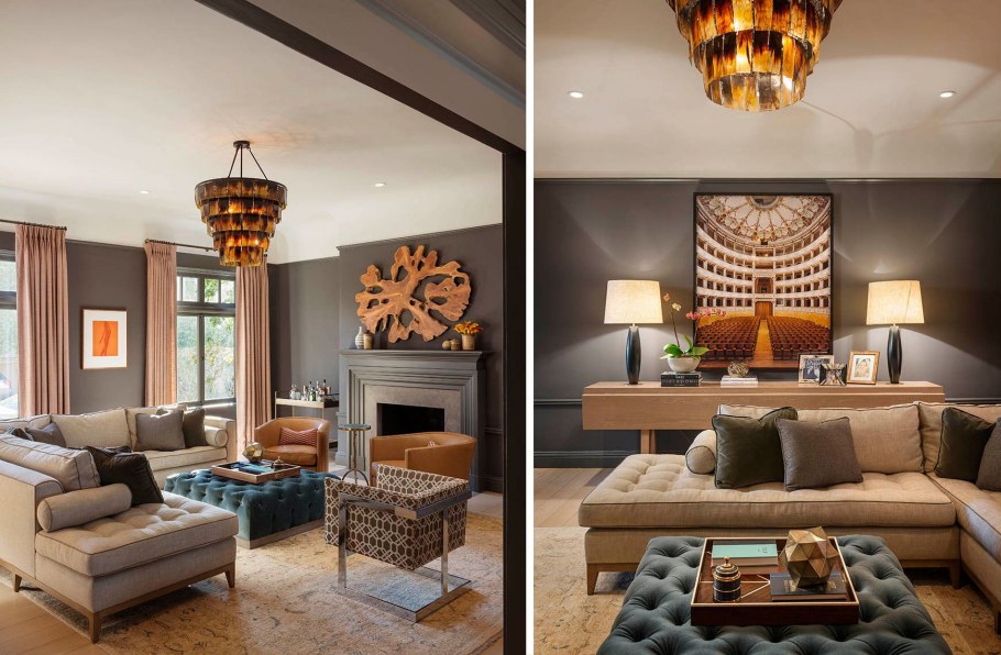 Гостиные в стиле лаунж