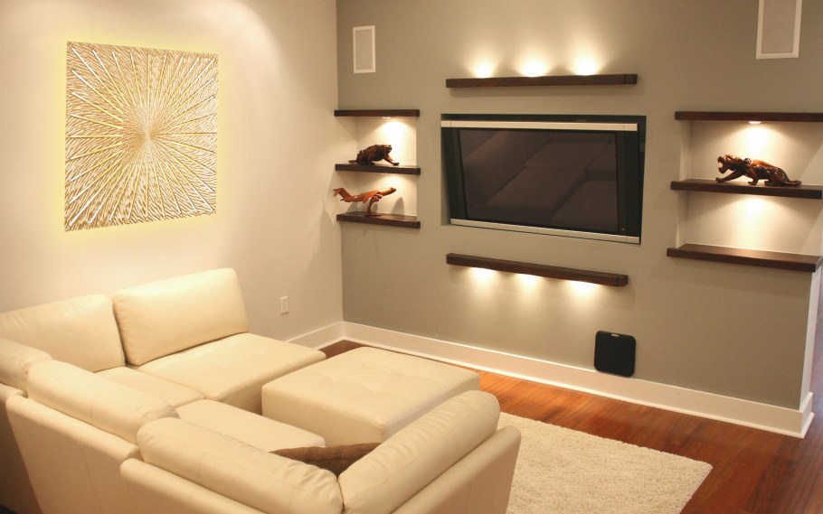 Гостиная без окон