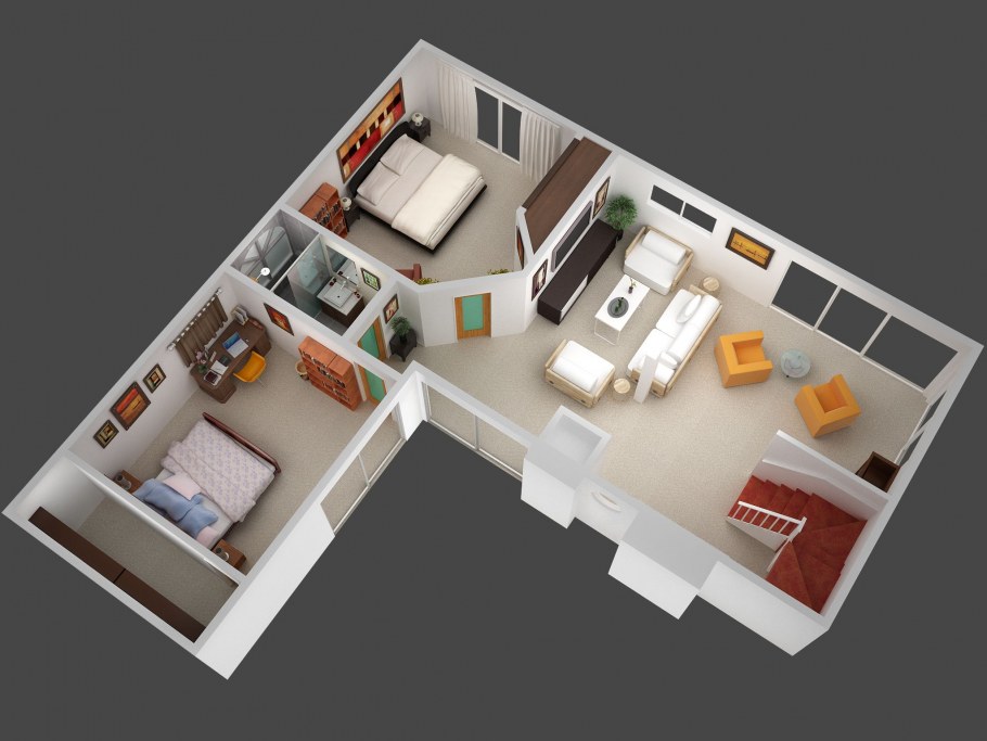 3d планировка квартиры