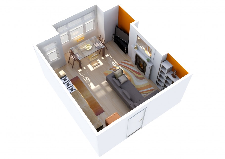 Планировка двушки