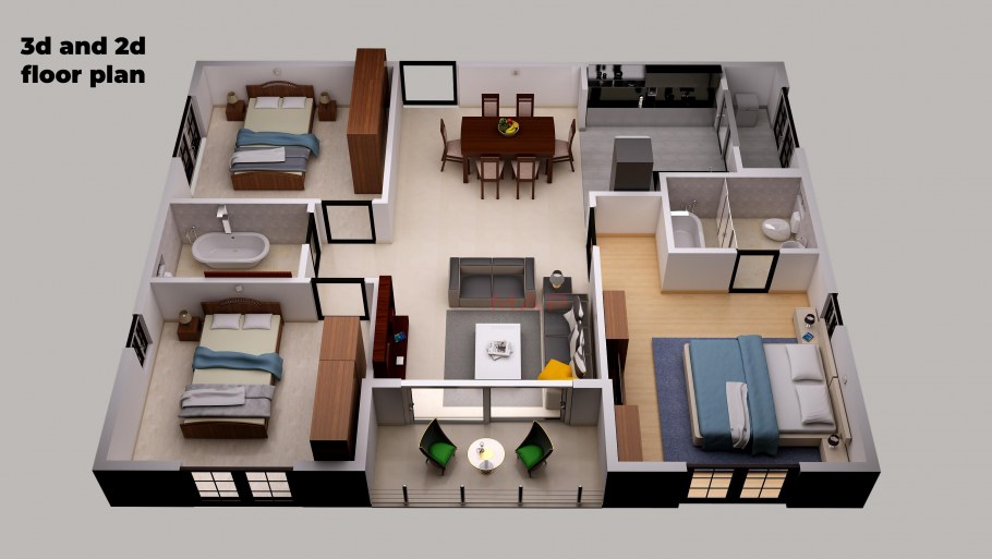 Планировка частного дома