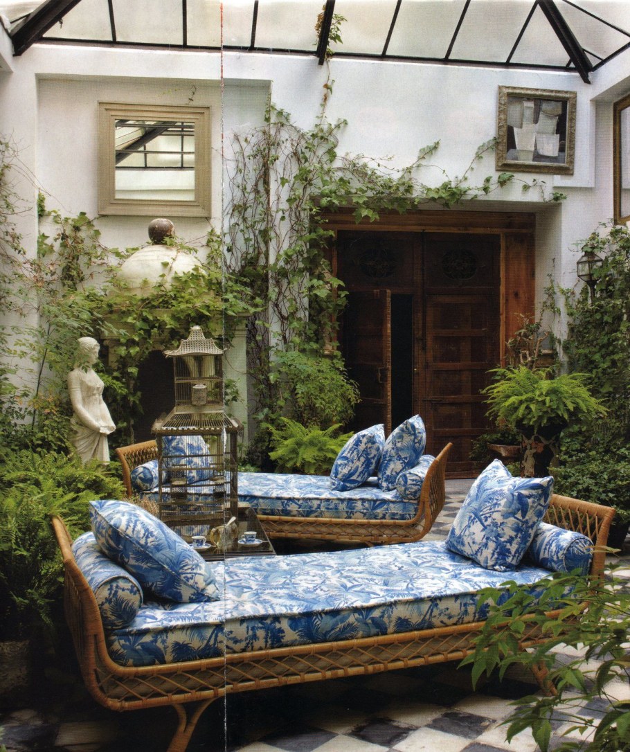 Зимний сад в средиземноморском стиле