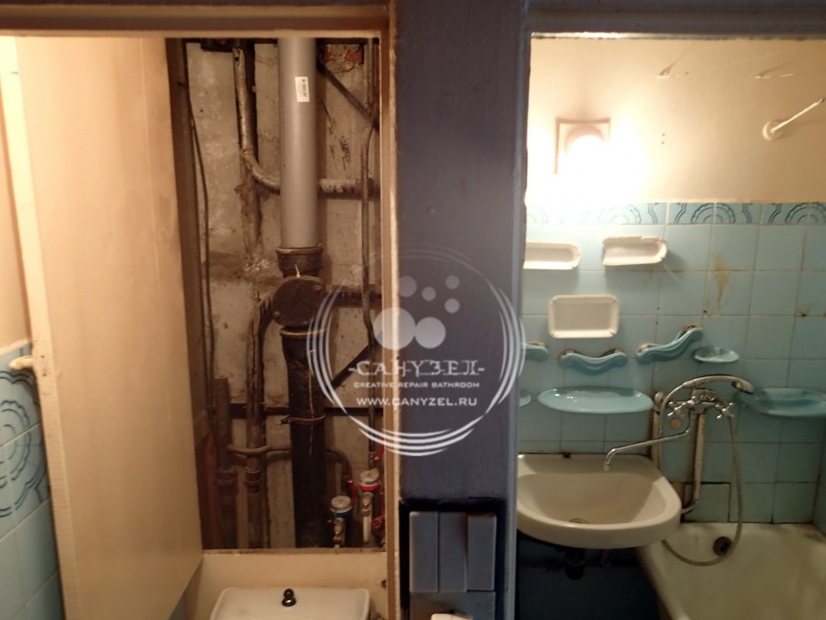 Перепланировка совмещенного санузла в хрущевке