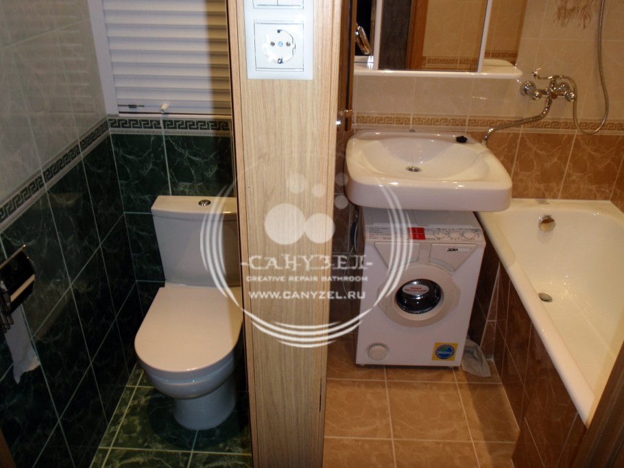 Перепланировка ванной и туалета в панельном доме