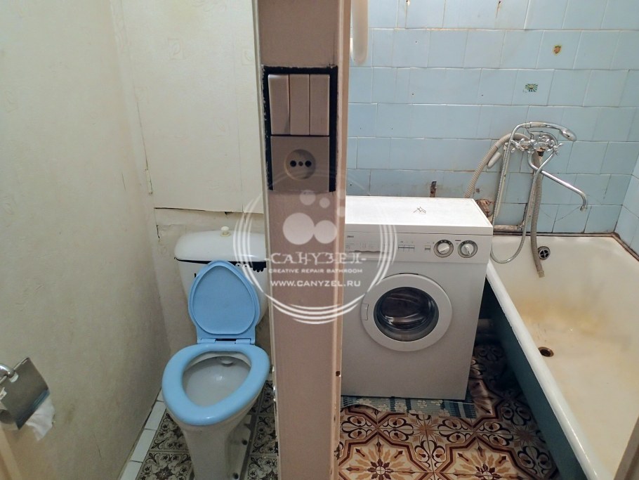 Перепланировка ванной и туалета в панельном доме