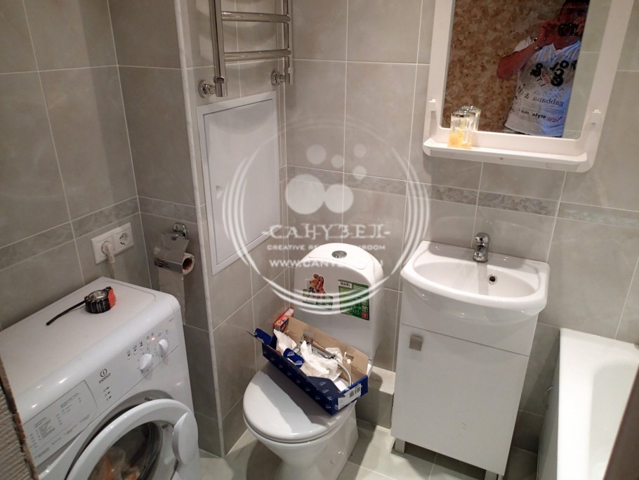 Перепланировка ванной и туалета в панельном доме