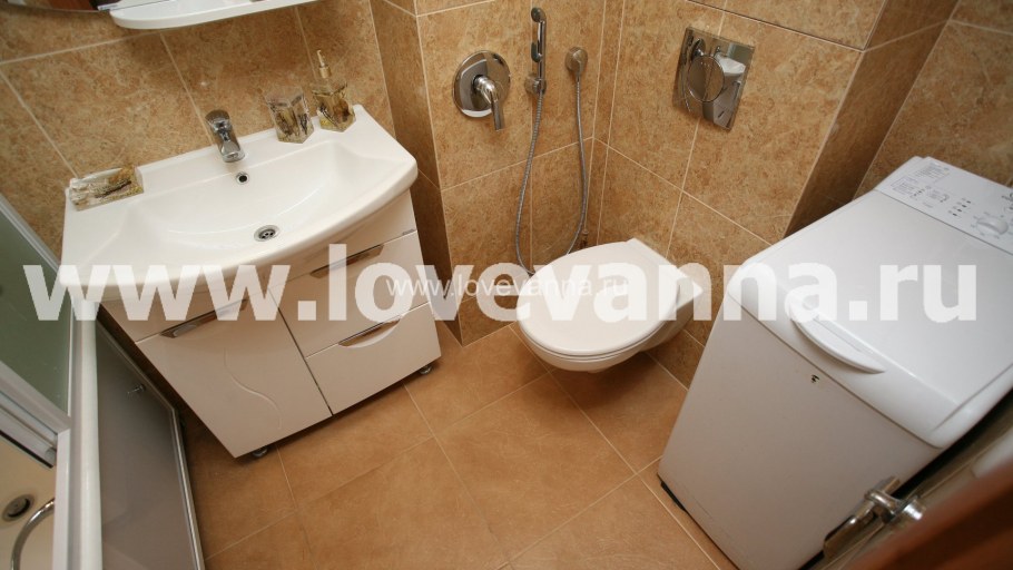 Совмещенный санузел брежневка