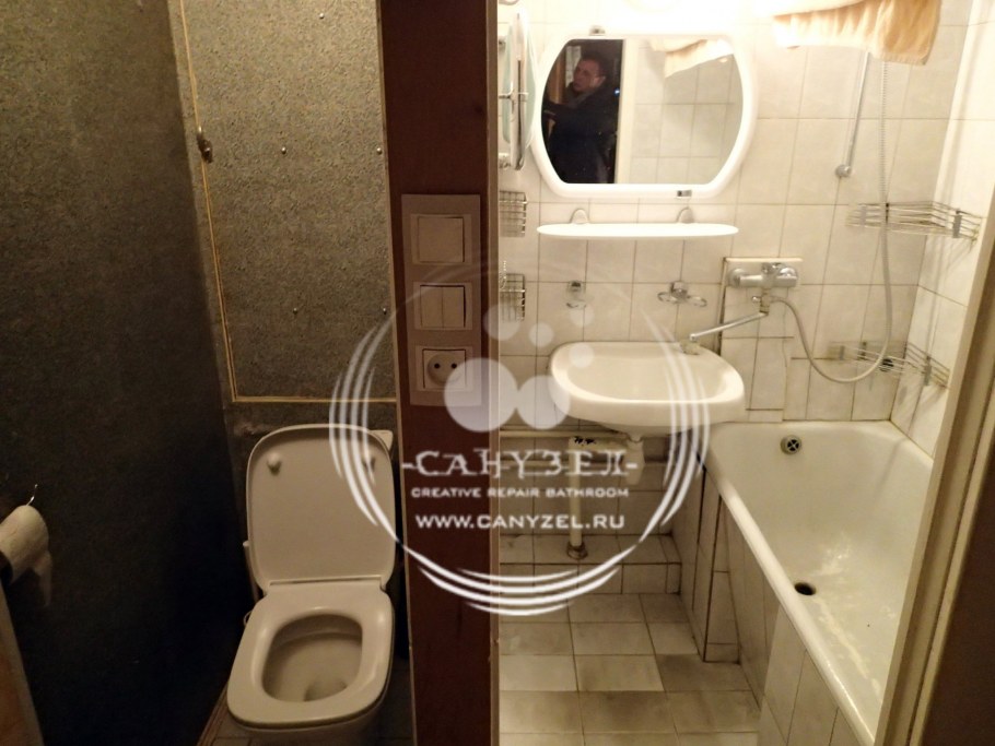 Объединение туалета и ванной комнаты в чешке