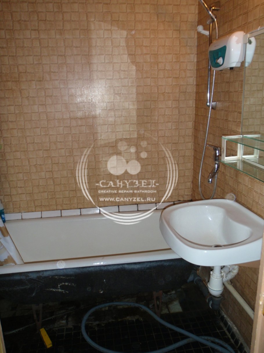 Панельный дом ванная комната коробка