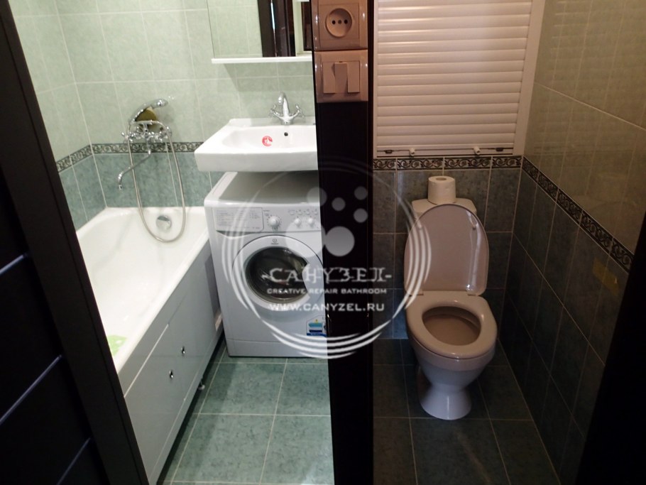 Ванная в хрущевке раздельный санузел