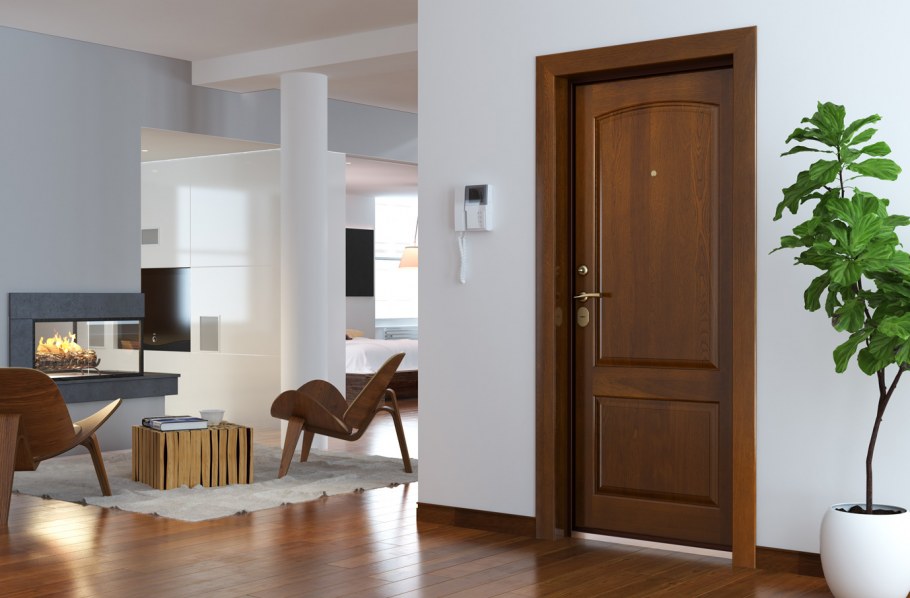 Двери с добором в интерьере