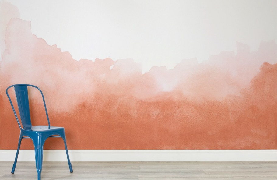 Акварельные стены в интерьере
