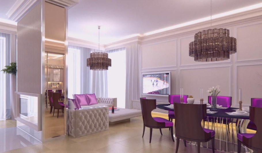 Интерьер арт деко пастельные тона