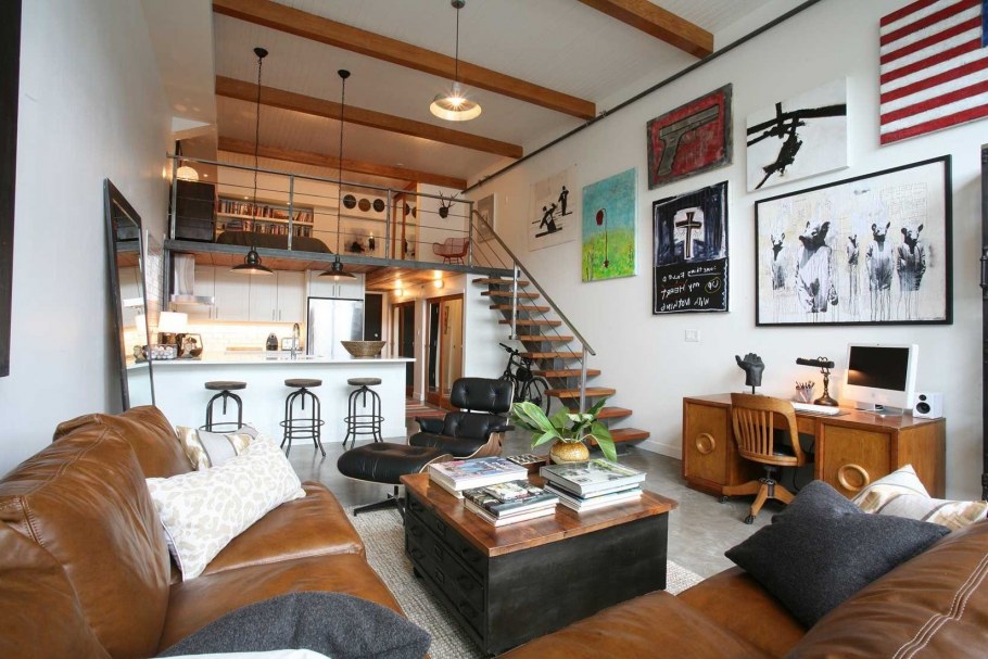 Антресольный второй этаж