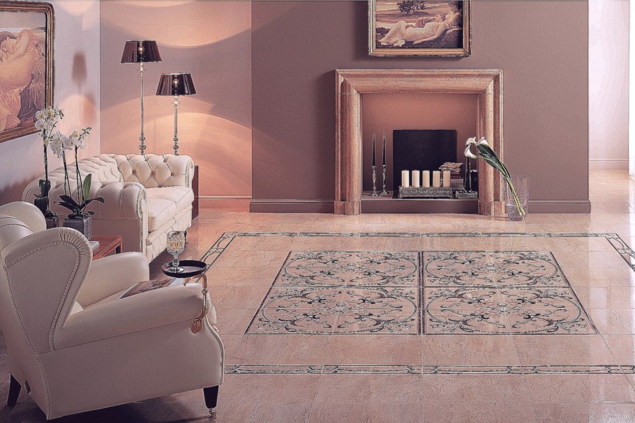 Красивый кафель для гостиной