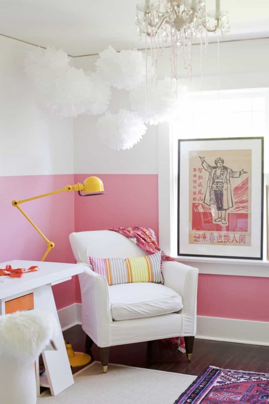 Покраска стен в маленькой комнате