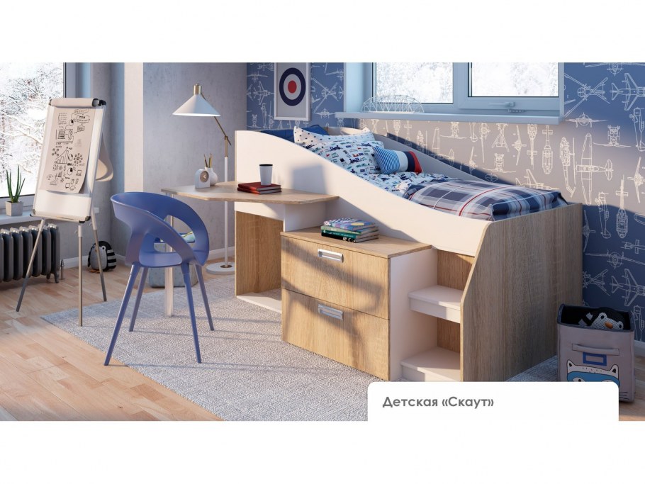 Кровать детская "Скаут New" БТС