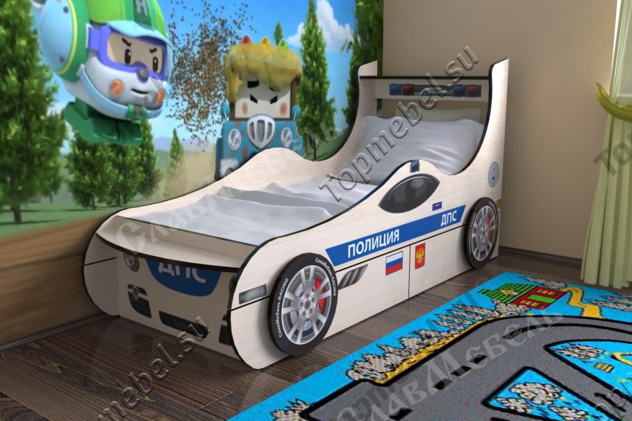Кровать "машина" СЛАВМЕБЕЛЬ