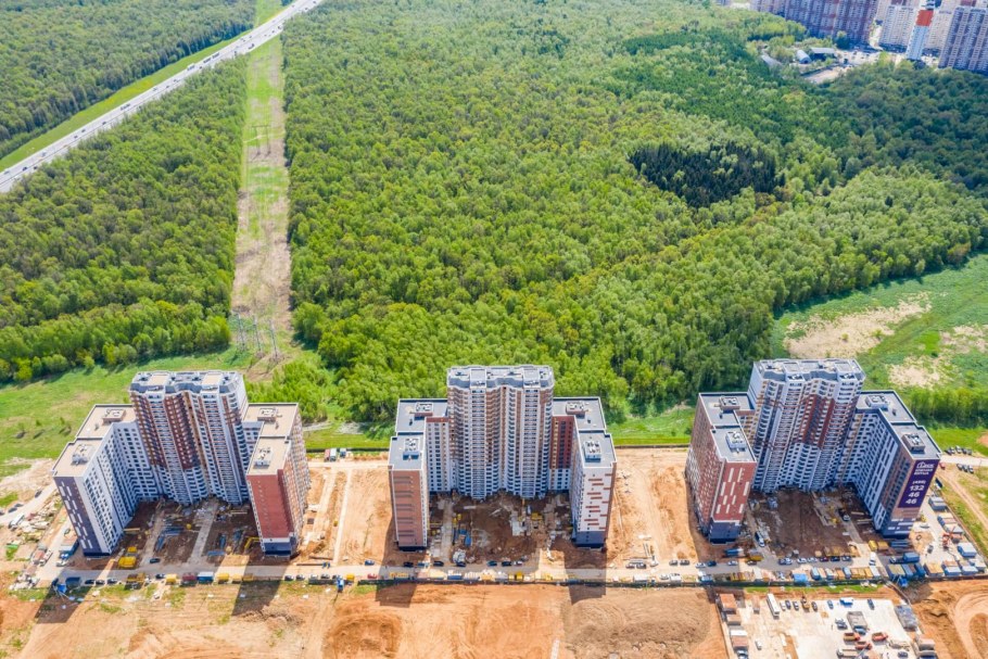 Жилой район Южная Битца панорама